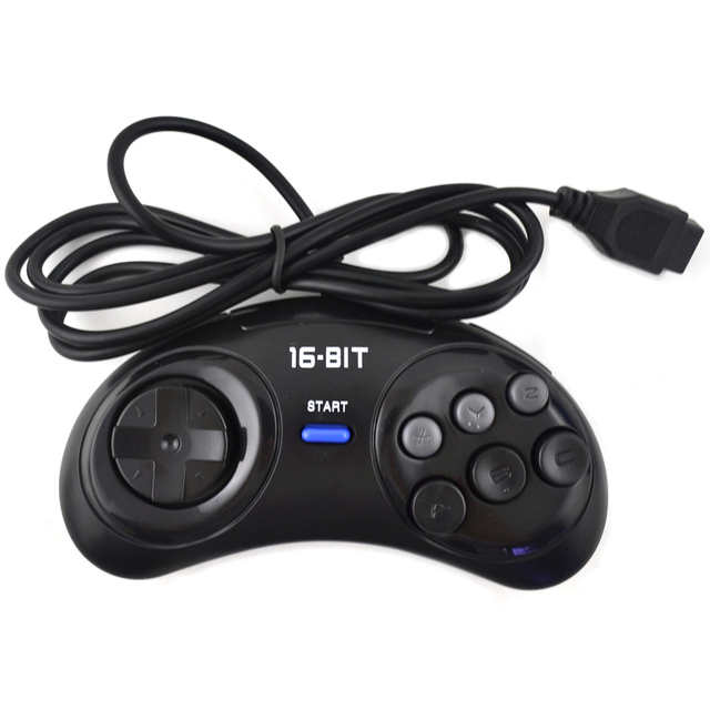 Classic 9 Pin 6 Button for Sega Mega Drive Gamepad Controller for 16-Bit Video Game Consoles Joysticks & Controllers