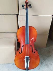 Chinesisches Antikes Handgefertigtes Professionelles Hochwertiges Flammen-Ahorn 4/4 1/2 Cello - Product Image 5