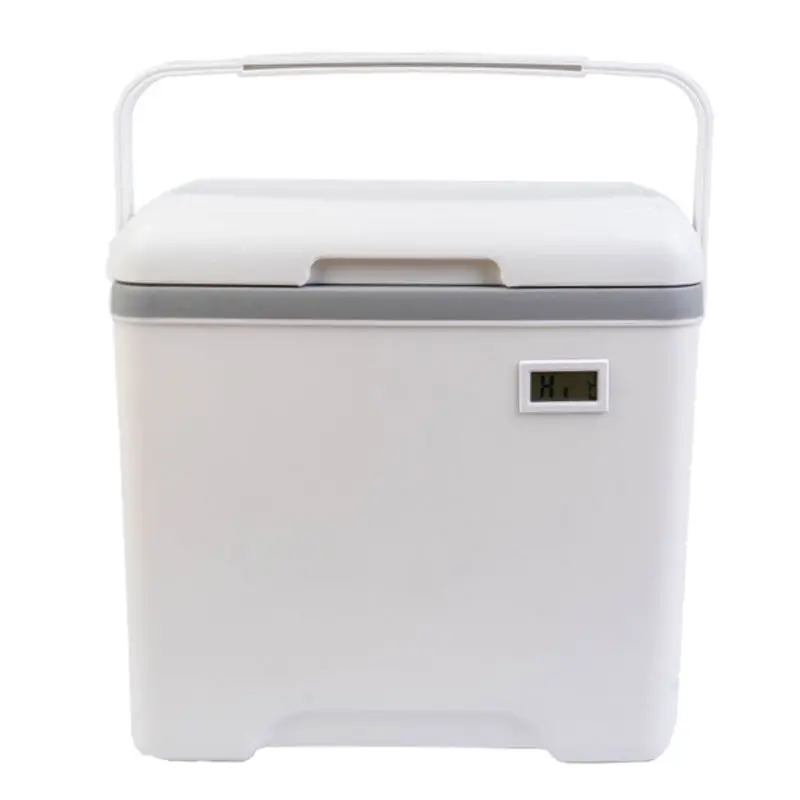 LIGHTEN UP outdoor cooler box mini ice chest portable cooler box with thermometer