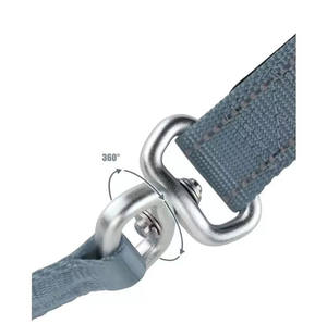 El más nuevo Heavy Duty Durable No-Pull Slip Pet Leash Collar Nylon Acolchado Mango Estilo de moda Patrón sólido Venta al por mayor Dog Slip Lead - Product Image 4