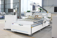 Nuevo enrutador CNC de alta calidad con cambiador automático de herramientas armario muebles Mdf banco de trabajo de adsorción al vacío enrutador ATC CNC