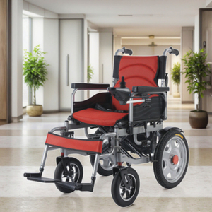 Sedia a rotelle elettrica reclinabile in stile sportivo per disabili alimentata da motore sedia a rotelle motorizzata facile da usare - Product Image 4