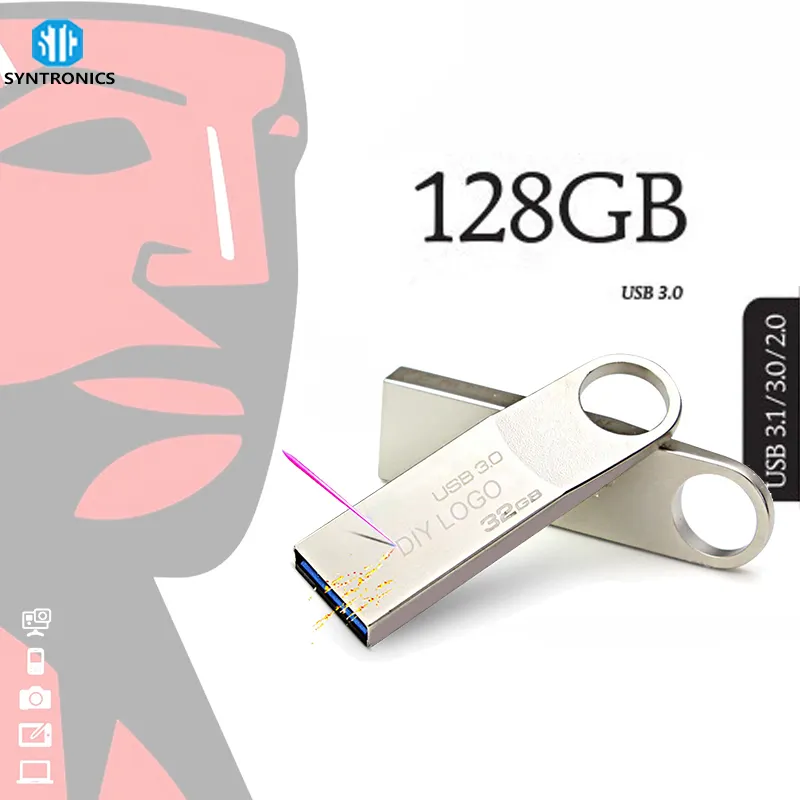 कस्टम प्रचारक थोक सस्ते यूएसबी 3.0 धातु Pendrive 2GB 4GB 8GB 16GB पेन ड्राइव 32GB kingstons के लिए 64GB यूएसबी फ्लैश ड्राइव