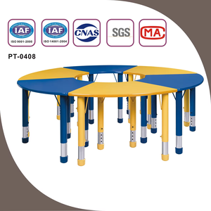 Wholesale <b>Adjustable</b> Modern Design Adult Student School Desk and Chair With PP Plastic PT-300R School Chair Classroom <b>Table</b> Desk - Product Image 3