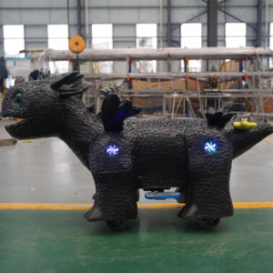 سيارة ديناصور كهربائية جديدة ركوب 24 فولت ميكانيكية واقعية لمراكز التسوق وحدائق المغامرة - Product Image 2