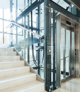 Großraum-Personenaufzug für Wohngebäude und Hotels mit Panoramaglas, Sicherheitslift, getriebelose Traktionsmaschine, mehrere Etagen - Product Image 5