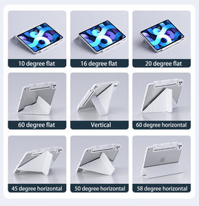 Étui pour <span class=keywords><strong>iPad</strong></span> <span class=keywords><strong>Pro</strong></span> avec coque intelligente détachable magnétique avec porte-stylet, antichoc, origami, pour <span class=keywords><strong>iPad</strong></span> Air 10.9, pour <span class=keywords><strong>iPad</strong></span> <span class=keywords><strong>Pro</strong></span> <span class=keywords><strong>11</strong></span> - Product Image 2