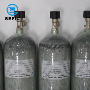 Cilindro de Fibra de Carbono de 300 bar con Válvula Compresora, Cilindros de Gas de Carbono de Alta Presión de 6.8L - Product Image 3