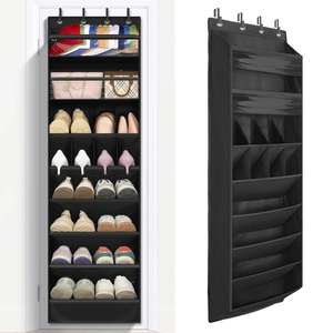 Sac de rangement suspendu multifonctionnel pour chaussures, grande capacité, 8 étages, 14 poches, à suspendre derrière la porte, pour l'organisation des chaussures - Vente chaude - Product Image 2