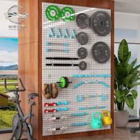 Tablero de Almacenamiento para Herramientas de Ejercicio - Acero de Grado Industrial, Diseño Personalizable, Fácil Instalación para Gimnasios