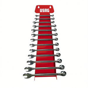 Jeu de clés mixtes Usag, 13 pièces, métriques, en acier, pour réparation automobile - Product Image 2