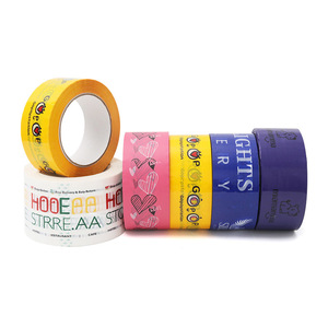 New Trend Skilled Technology Custom Logo Printed Eco Friendly Packaging Bopp Packing <strong>Tape</strong> Clear <strong>Plastic</strong> Wrap <strong>Tapes</strong> - Product Image 1