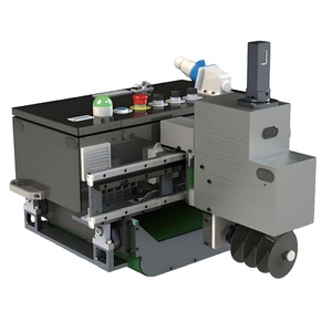 Robot de nivellement automatique compact pour mortier avec système de mesure laser et mécanisme vibrant, couleur noire - Product Image 1