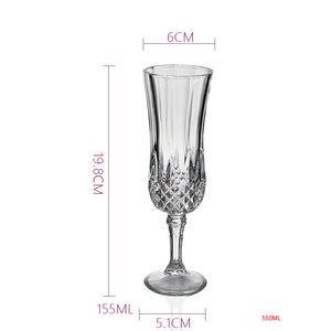 Ensemble <span class=keywords><strong>de</strong></span> verres à vin et à <span class=keywords><strong>champagne</strong></span> en <span class=keywords><strong>forme</strong></span> <span class=keywords><strong>de</strong></span> diamant transparent royal pour les faveurs <span class=keywords><strong>de</strong></span> mariage, les fêtes et la maison - Product Image 6