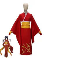 miccostumes Womens Girls Kimono Cosplay Costume with Bamboo
