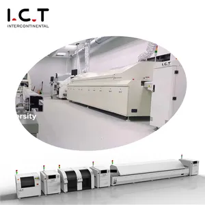 SMT jalur mesin rakitan PCB kecepatan tinggi solusi jalur SMT otomatis penuh untuk perakitan PCB