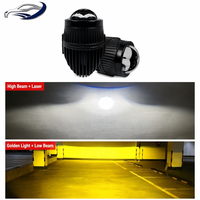 Projecteur de feux antibrouillard LED double direct 2,0 pouces 120W 5800K à double faisceau 12V pour Honda Toyota