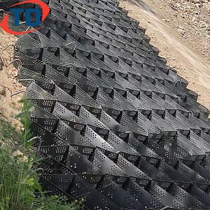 HDPE geocell cho tạm thời đường sỏi lưới đường lái xe sỏi ổn định nhựa Geo tế bào cho đường lái xe - Product Image 1