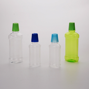 200ml <span class=keywords><strong>250ml</strong></span> 360ml 500ml Botella de lavado de boca de cuidado bucal de plástico de forma plana con taza medidora 28/425 tapón de rosca Enjuague bucal Embalaje - Product Image 6