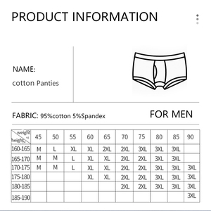 Venta al por mayor Ropa interior deportiva para hombres Boxers Ropa interior para hombres Ropa interior <span class=keywords><strong>sexy</strong></span> para hombres Fotos Púrpura Cantidad Algodón ligero Personalizar - Product Image 6