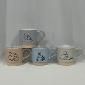 Personalized Rabbit Design Porcelain Mug-Unique <b>Easter</b> Birthday Gift for Coffee/Tea Dishwasher Microwave Safe Reusable Business - Product Image 4