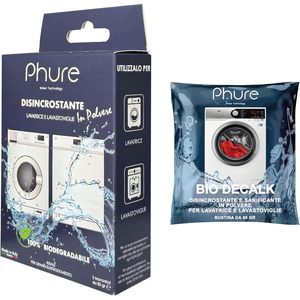 Polvo descalcificador Phure Bio Decalk de marca privada OEM, 80g, para lavadora y lavavajillas - Product Image 1