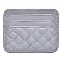 Dompet Kartu Wanita dari Bahan Gabus, Tipis, Satu Bagian, Ringkas, Sederhana, Anti Magnet, Berlapis, Slot Kartu, Gaya INS, Tempat Kartu Identitas