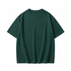เสื้อยืดคอตตอน 100% หนัก 230 กรัม แบบสั่งทำพิเศษ OEM ODM ทรงโอเวอร์ไซส์ คอกลม แขนสั้น ไม่มีลาย พร้อมสกรีนโลโก้ - Product Image 5