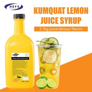 Kumquat limonada fruta jarabe líquido concentrado materias primas para Té burbuja té leche té ingredientes para tienda bebidas - Product Image 4