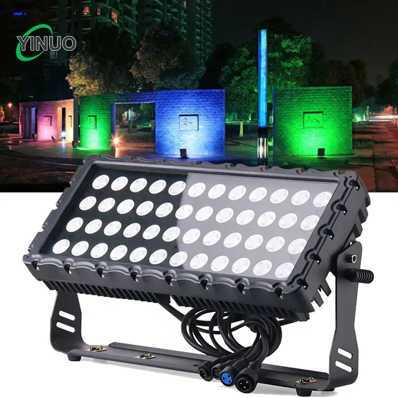 Lampu panggung warna Kota, lampu sorot cuci luar ruangan 48x10w LED 90 75 80 RGBW