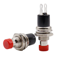 PBS110 Sakelar Tombol Tekan Kuningan 7mm Tipe Momentary, Proteksi IP67, Bersertifikasi CE untuk Kombinasi 2 Pin 1A 250V 1NO