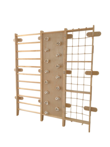 Structure d'escalade intérieure, rack de fitness et ensemble d'aventure avec planches en <span class=keywords><strong>bois</strong></span> pour la maison - Product Image 6
