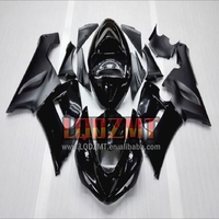 Corps d'injection pour KAWASAKI NINJA ZX636 ZX-636 600CC Vert noir ZX6R 05 06 40LQ.7 ZX600 ZX 6R 636 6 R ZX-6R 2005 2006 Carénage