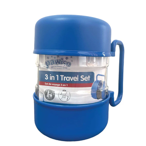 Pawise - Contenant de nourriture et <span class=keywords><strong>gamelle</strong></span> d'eau portables 3 en 1 pour animaux de compagnie, design ergonomique compact, pour chiens et chats, voyages en plein air, randonnée - Product Image 5