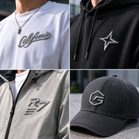 Logo personnalisé en silicone 3D, transfert thermique en TPU, étiquette en caoutchouc, patch thermocollant pour vêtements, chapeaux, articles vestimentaires