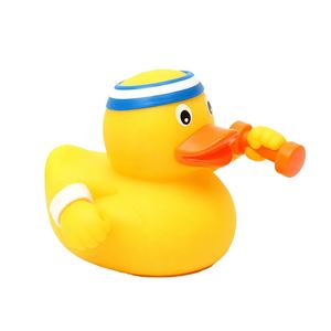 Jouets de bain personnalisés en PVC imprimés en lot, en forme de canard en caoutchouc, pour la construction, avec motifs variés - Product Image 2