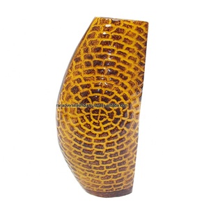Jarrón de Piso de Aluminio de Venta Directa de Fábrica con Diseño Ecológico Tallado a Mano para Decoración del Hogar - Product Image 5