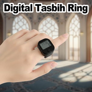 Anillos inteligentes de Tasbih y Zikr, electrónicos digitales, con conteo preciso de 5 canales, para seguimiento y recordatorio en el hogar - Product Image 3