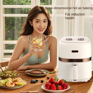 Vente directe usine : Friteuse à air numérique intelligente 5L, à température super-chauffée, économe en énergie, pour usage domestique et en camping-car, en plastique, pour cuisine électrique - Product Image 6
