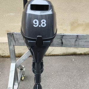 มอเตอร์เรือติดท้ายใหม่ 9.8 แรงม้า เครื่องยนต์เรือ 4 จังหวะ แกนยาว ใช้เชื้อเพลิงเบนซิน มีสินค้าในสต็อกสำหรับเรือ - Product Image 1