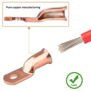 Chemical Engineering Ring Terminal AWG8642 Copper Crimp <b>Connector</b> 120pcs US Standard <b>Quick</b> <b>Connector</b> Heat Shrink Kit - Product Image 4