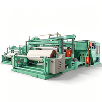 Ligne de production de papier non tissé pour la fabrication de papier toilette en rouleaux jumbo, machine à fabriquer des rouleaux de papier toilette