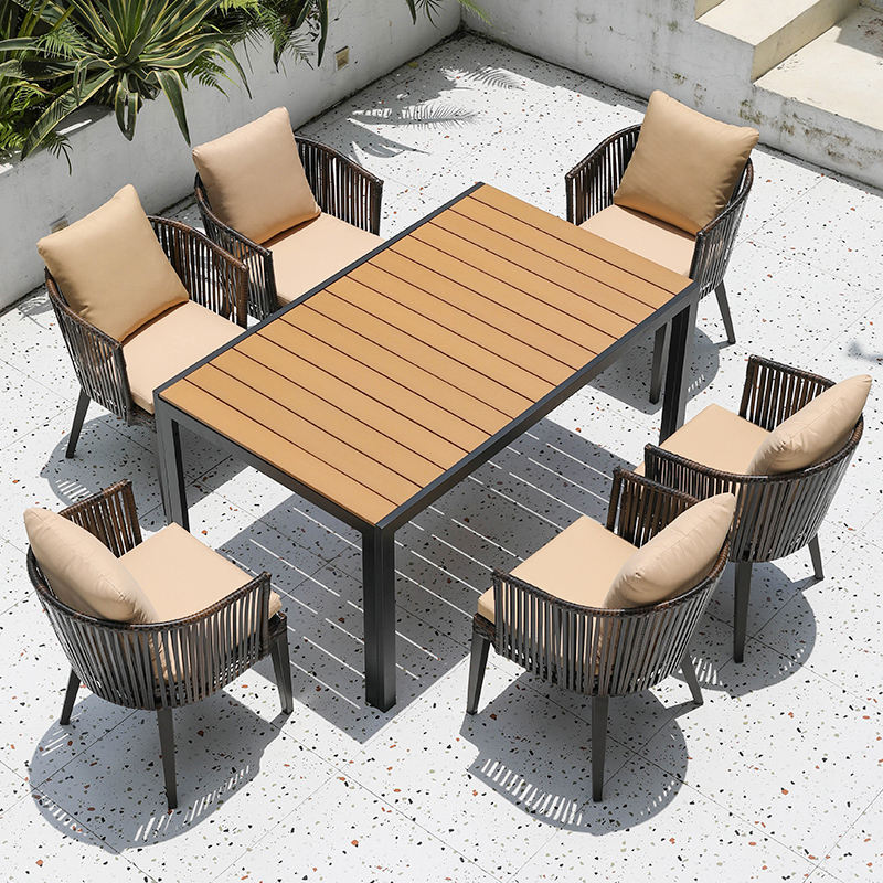 Table en bois rect (sans chaise)