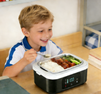 1.35L Boîte à lunch électrique portable 30000mAh Contrôle numérique Multi-Fonction écologique pour RV