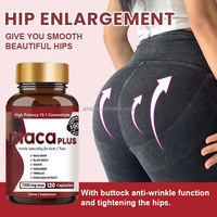 Capsules Maca Plus Haute Puissance Aguaje Fenugrec Soutien des Hanches Complément Herbal pour Femmes Remodelage des Courbes Marque Privée Vente en Gros