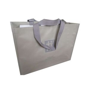 Eco Friendly Promotional Non Woven Shopping <b>Bag</b> <b>Reusable</b> Lightweight Tote with Custom Logo Printing - Product Image 1