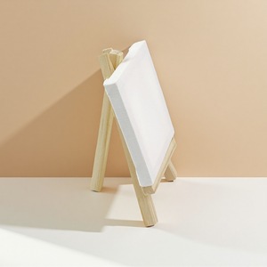Custom <strong>Blank</strong> Stretcher Picture Painting <strong>Mini</strong> <strong>Canvas</strong> Frame With Wood Easel - Product Image 2