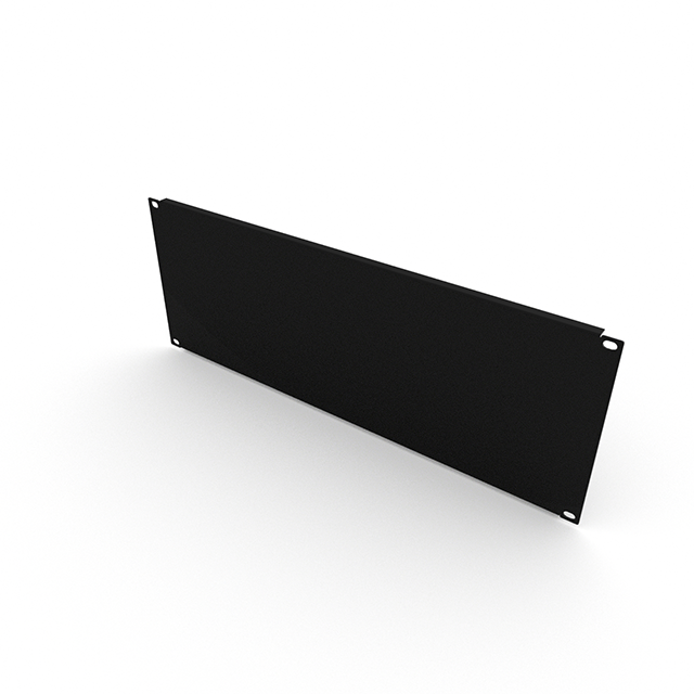 Mingway SPB04 Matte Black 4U Blank Rack Mount Panel Spacer 19-Inch Server Network Enclosure/Cabinet 1.5mm Durable Galvanized