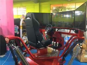 เครื่องเกมขับขี่3หน้าจอสนุกเครื่องจำลองการขับขี่ทักษะรถแบบไดนามิก6ดี - Product Image 2