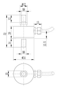 Célula de carga miniatura de compresión de tensión en línea con sensor de fuerza de acero inoxidable T304 para pruebas de productos 3C - Product Image 4